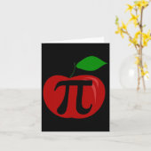 Erntedank Apple Pie Lover Funny Pi Day Math Tee Karte (Gelbe Blume)