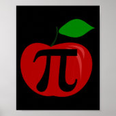 Erntedank Apple Pie Lover Funny Pi Day Math Tee Poster (Vorne)