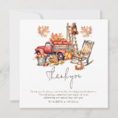 Erntedank Aquarellbild Dankeskarte (Vorderseite)