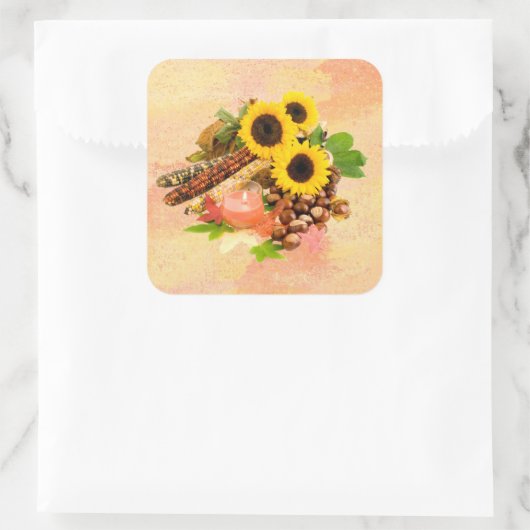 Erntedank Array 1 Aufkleber (Tasche)