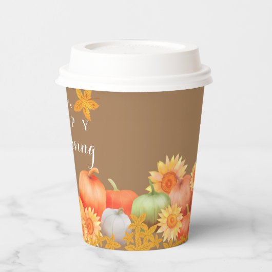 Erntedank Ash Pappbecher (Links)