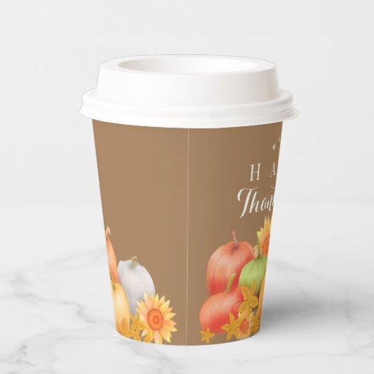 Erntedank Ash Pappbecher (Rechts)