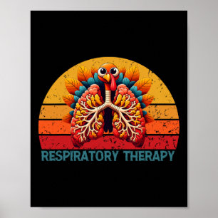 Erntedank Atemtherapie Vintag Fall Autu Poster