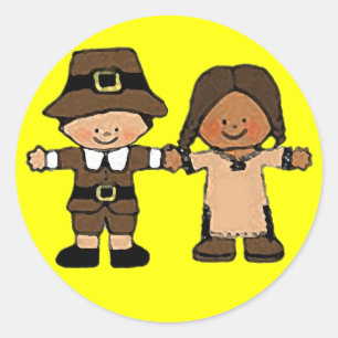 Erntedank-Aufkleber Runder Aufkleber