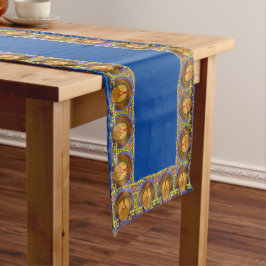 Erntedank aus Hartglas Türkei 14" x 72" Kurzer Tischläufer