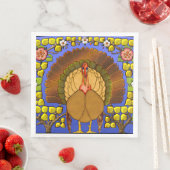 Erntedank aus Hartglas Türkei Serviette (Beispiel)