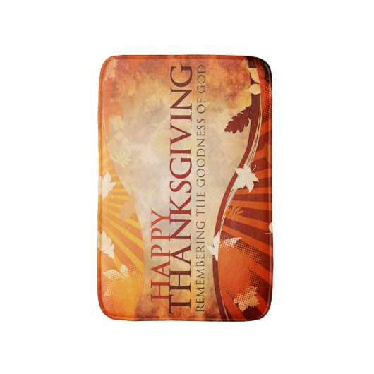 Erntedank Badematte (Vorderseite Vertikal)