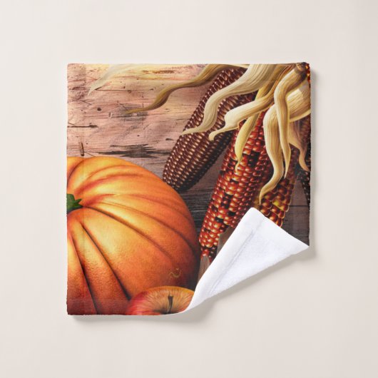 Erntedank Badhandtuch Set (Waschlappen)