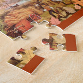 Erntedank Bauern Zuhause Harvest Puzzle (Seite)