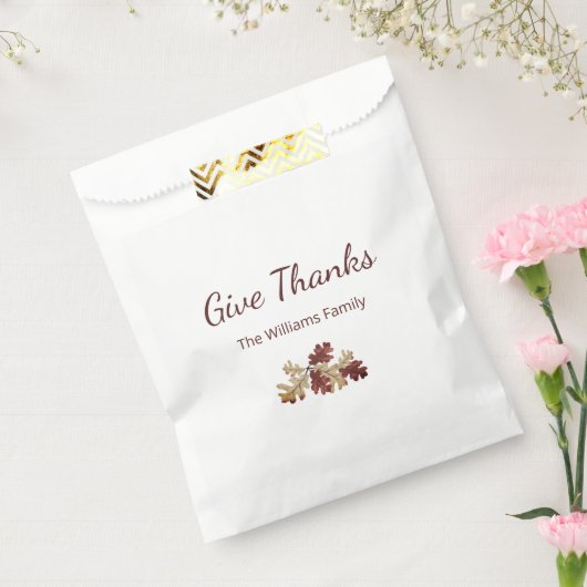 Erntedank bedanken sich bei Herbst-Folien Geschenktütchen (Versiegelt)
