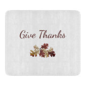 Erntedank bedanken sich bei Herbst-Folien Schneidebrett (Vorderseite)