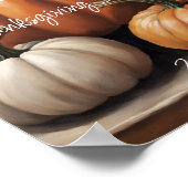 Erntedank Begrüßungspposter Poster (Ecke)