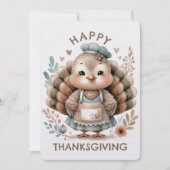 Erntedank Benutzerdefinierte Flat-Urlaubskarte Feiertagskarte (Vorderseite)