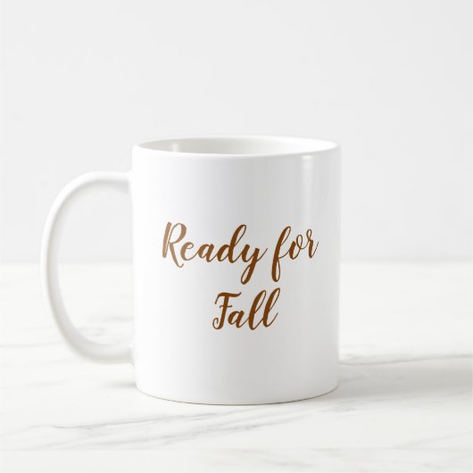 Erntedank bereit für Fall-Script-Typografie Kaffeetasse (Links)