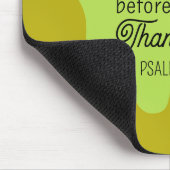 Erntedank Bibel Verse Grüne Blätter Autumm Olivenö Mousepad (Ecke)