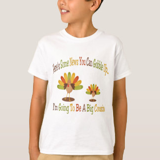 Erntedank Big Cousin Ankündigung Shirt