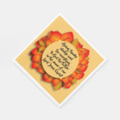 Erntedank Biokonzept Herbstleaf Medium Serviette (Ecke)