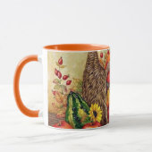 Erntedank Bird Harvest Tasse Cup Orange (Links)