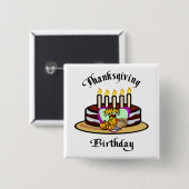 Erntedank Birthday Button (Vorne & Hinten)
