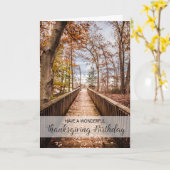 Erntedank Birthday Karte (Gelbe Blume)