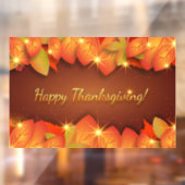 Erntedank-Blätter Fensterklammern Fensteraufkleber (Blatt 2)