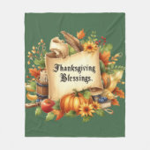 Erntedank Blessing Fleece Blanket (Vorderseite)