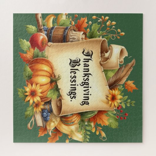 Erntedank Blessing Jigsaw Puzzle (Horizontal)