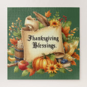 Erntedank Blessing Jigsaw Puzzle (Vertikal)