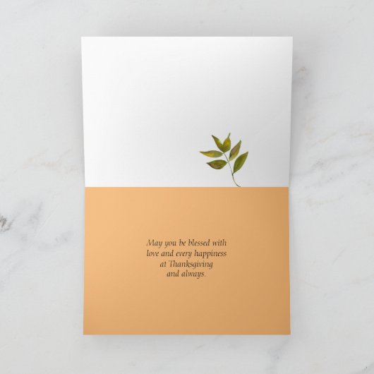 Erntedank Blessings Bible Verse Chronicles 29 Karte (Innenseite)