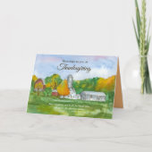 Erntedank Blessings Bible Verse Chronicles 29 Karte (Vorderseite)