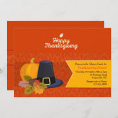 Erntedank Bliss Einladung (Vorne/Hinten)