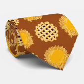 Erntedank Blueberry & Pumpkin Pies Krawatte (Gerollt)