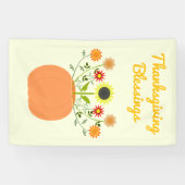 Erntedank-Blume in Pumpkin Custom Banner (Horizontal)