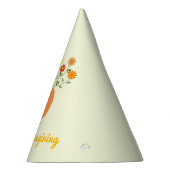 Erntedank-Blume in Pumpkin Custom Partyhütchen (Rechts)