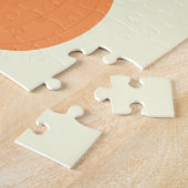 Erntedank-Blume in Pumpkin Custom Puzzle (Seite)