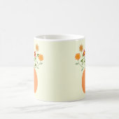 Erntedank Blume in Pumpkin Kaffeetasse (Mittel)