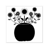 Erntedank Blume in Pumpkin Permastempel (Design)