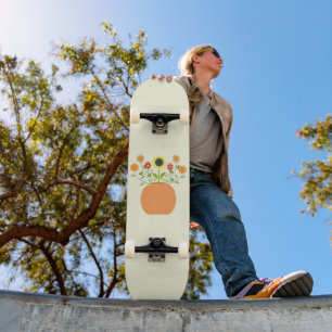 Erntedank Blume in Pumpkin Skateboard
