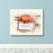 Erntedank Books Leinwanddruck (Insitu (Holzboden))