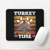 Erntedank Bowl Bowler Strike Button Sport Türkei B Mousepad (Mit Mouse)