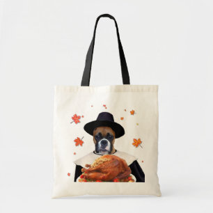 Erntedank-Boxer-HundeTaschentasche Tragetasche