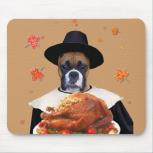 Erntedank-Boxer-Hundmousepad Mousepad