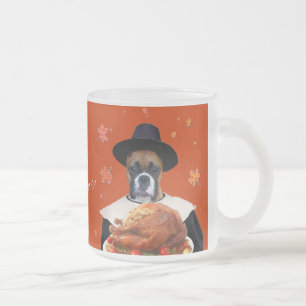 Erntedank Boxer mattierte Tasse