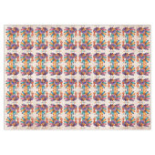 Erntedank Bright Feathers Turkey Tablecloth Tischdecke (Vorderseite (Horizontal))