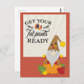 Erntedank bringt frische Pants zum Fliegen Postkarte (Vorne/Hinten)