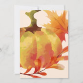 Erntedank Brunch Einladung (Rückseite)