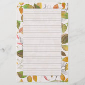 Erntedank Buchstaben Herbst lässt Herbstfarben Briefpapier (Vorderseite)