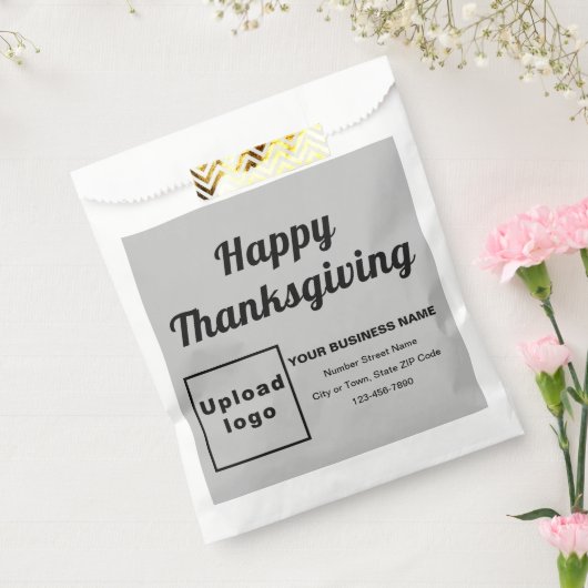 Erntedank Business Grau Hintergrund Papiertasche Geschenktütchen (Versiegelt)