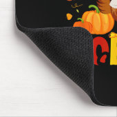 Erntedank Cafeteria Worker Gobble Squad Türkei Mousepad (Ecke)