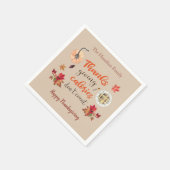 Erntedank Calories zählen nicht Napkins Serviette (Ecke)